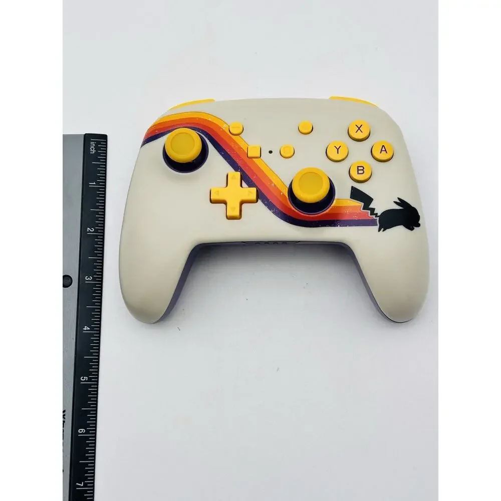 PowerA - Wireless Nintendo Switch Controller (Pokemon Pikachu Retro - White)